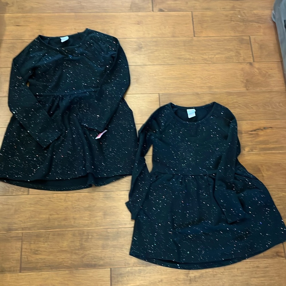 Sister Friend Dresses with Sparkles Pockets Holiday NEW 6/6X and 7/8